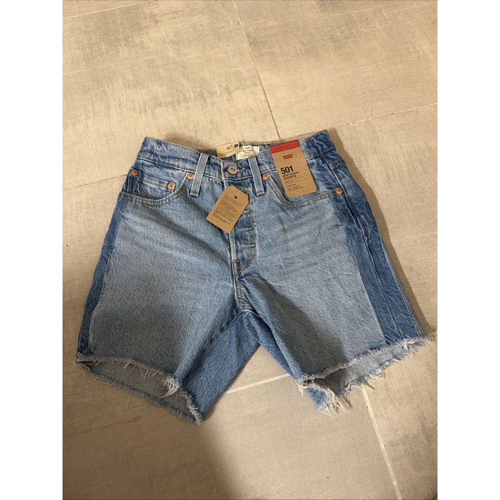 Levi's Women's 501 Mid-Thigh Shorts Size 24